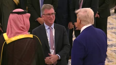 Trump meets with Saudi Leaders