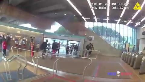BART Police Bodycam Video Of Shaleem Tindle Shooting