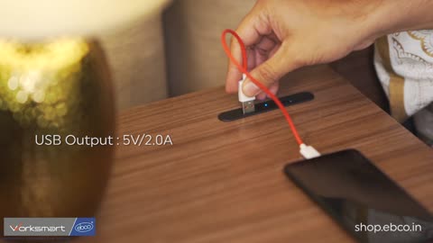 USB Charger Table Mount (Linear) | Compact, Convenient and Functional