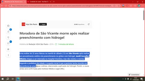 Moradora de São Vicente morre após realizar preenchimento com hidrogel
