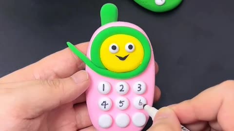 How to make easy clay art mobile