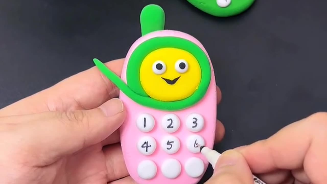 How to make easy clay art mobile