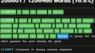 Reached 200k Words! (Reading entire Dictionary)