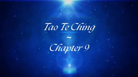 It Is Easier To Carry An Empty Cup ~ Tao Te Ching (Chapter 9) ~ Lao Tzu