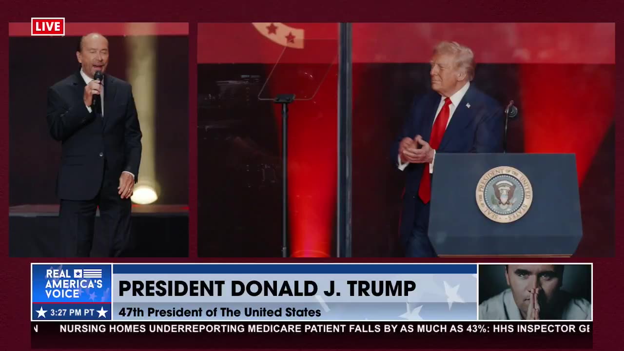 POTUS TAKES THE STAGE