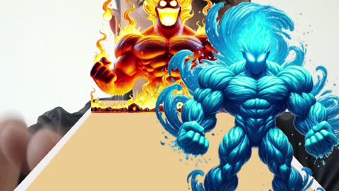 Fire vs Water #firevswater #water #fightgame #numbergame #maths