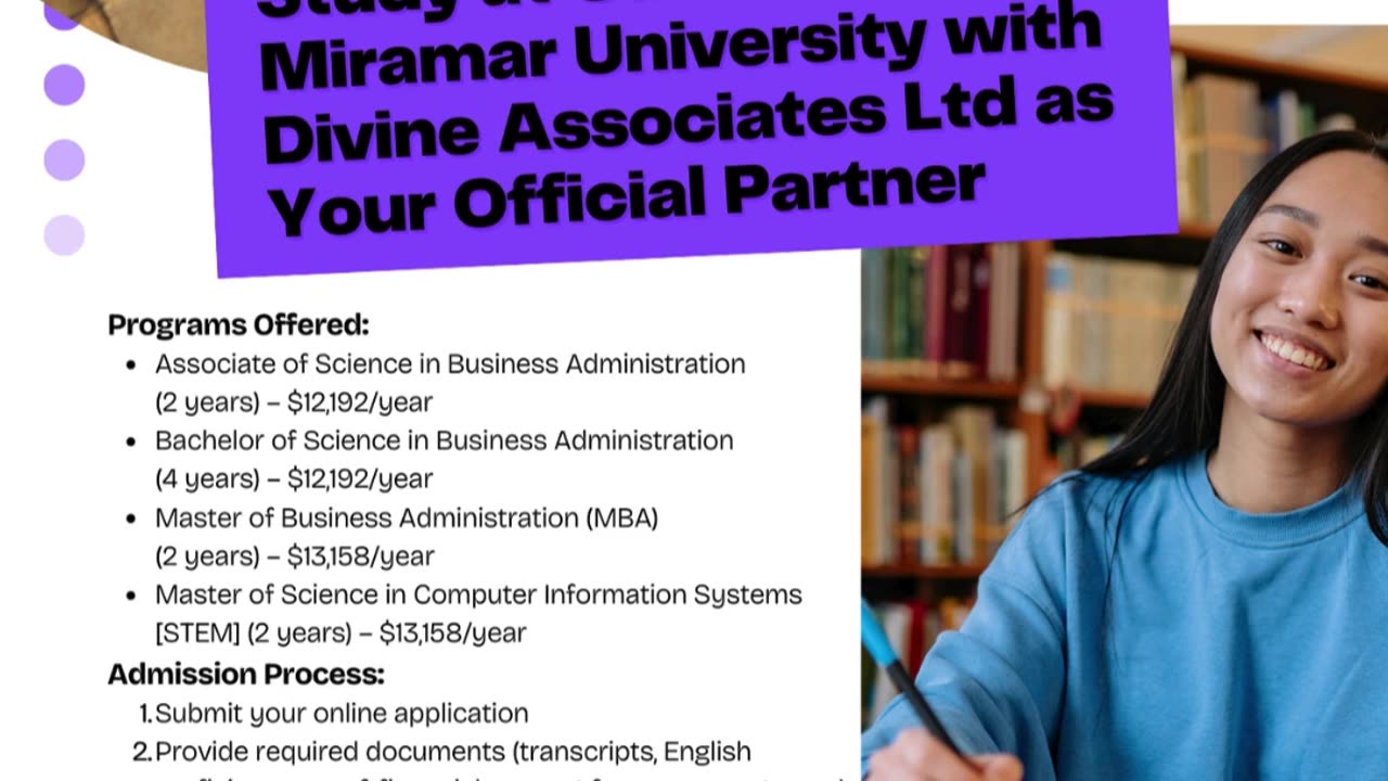 Shape Your Future in the U.S. with CalMU – Guided by Divine Associates Ltd
