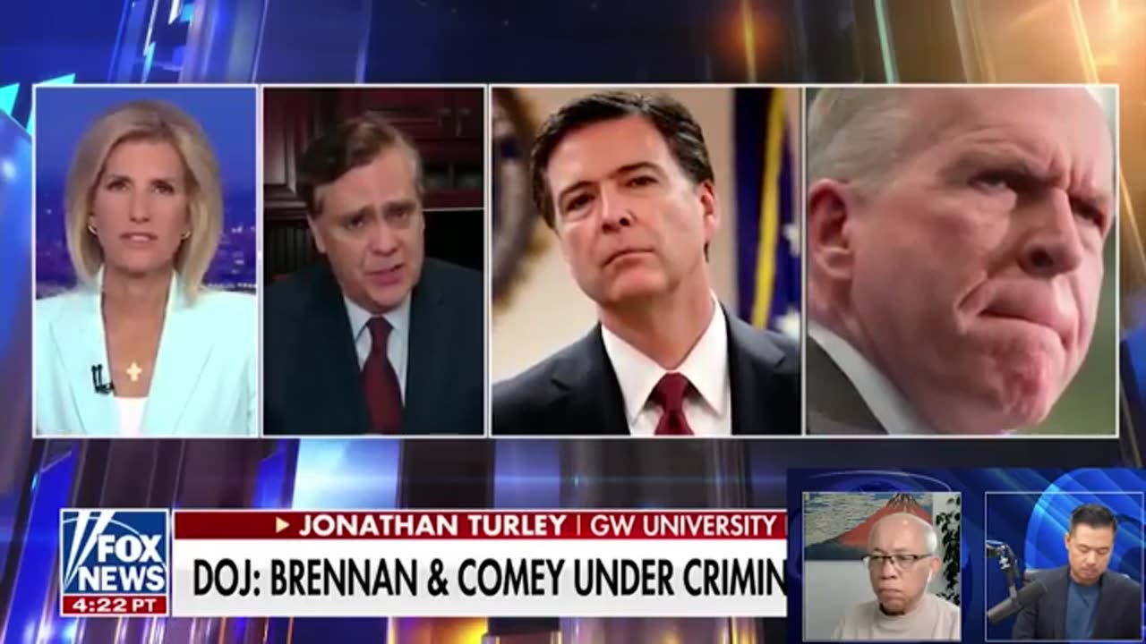 Former director John Brennan and former FBI director James Comey are under criminal investigation