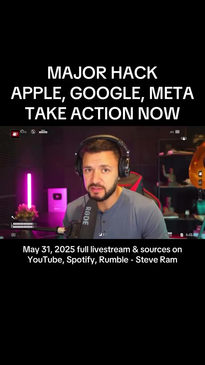 Major hack apple Google meta take action now