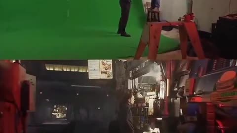 How a green screen works
