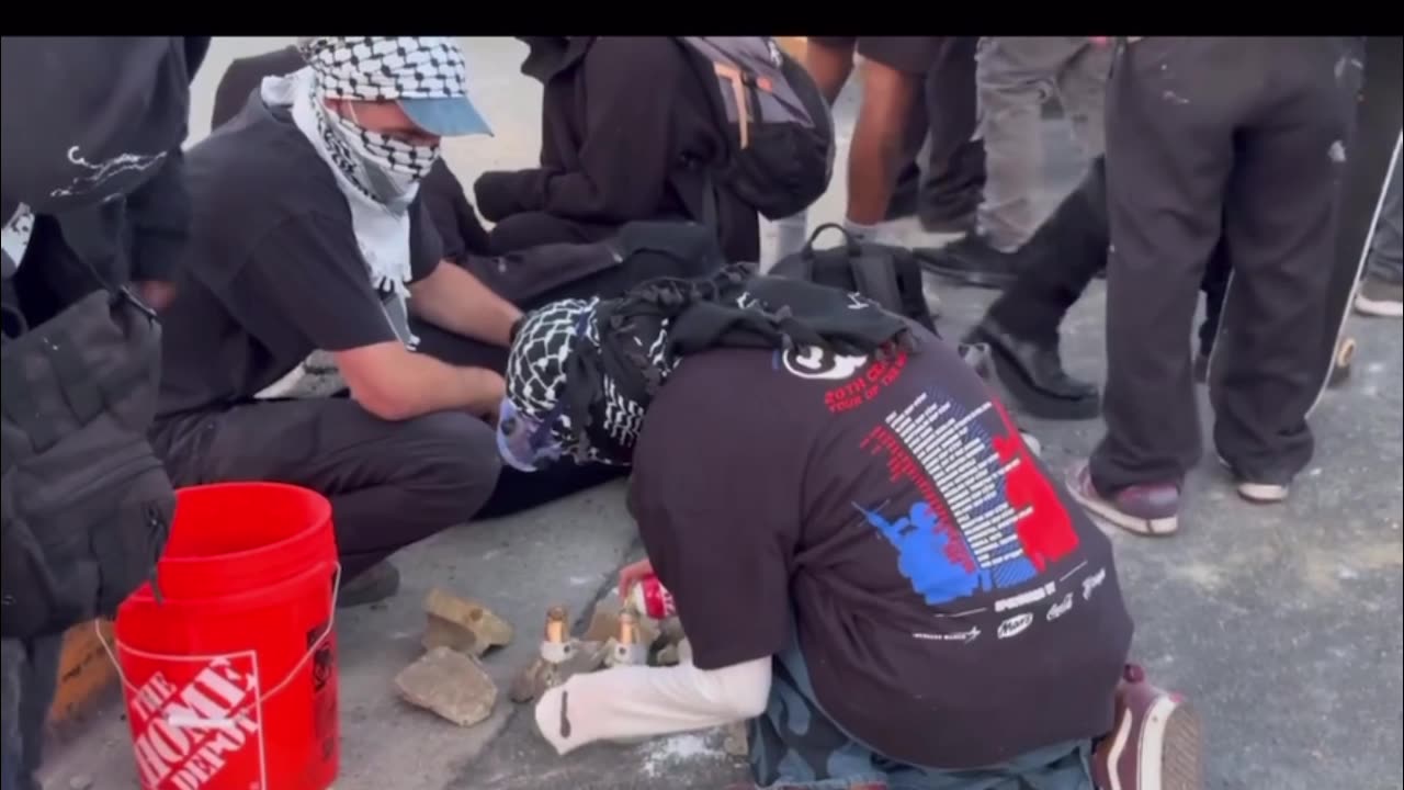 LA’s ICE Raid Rebels Stage a Molotov Meltdown