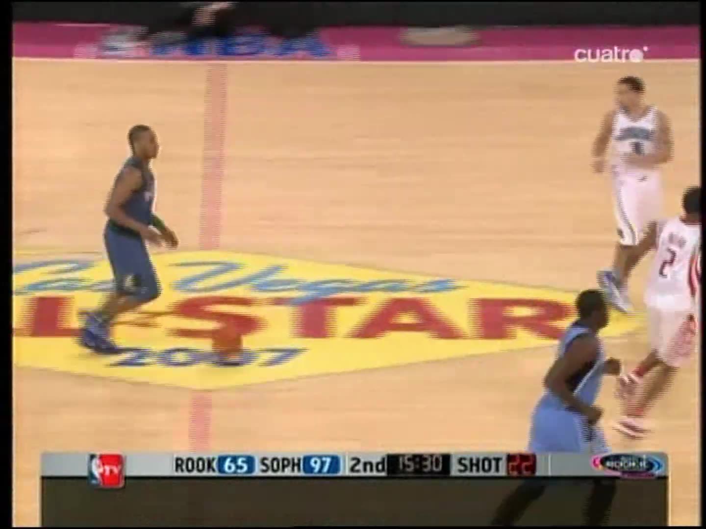 Rookies vs Sophomores All Star Weekend07 (16 de Febrero, 2007) en español