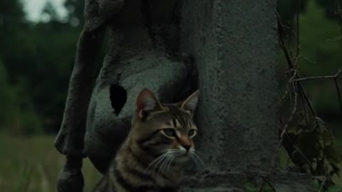 Forgotten Statue, Forgotten Cat