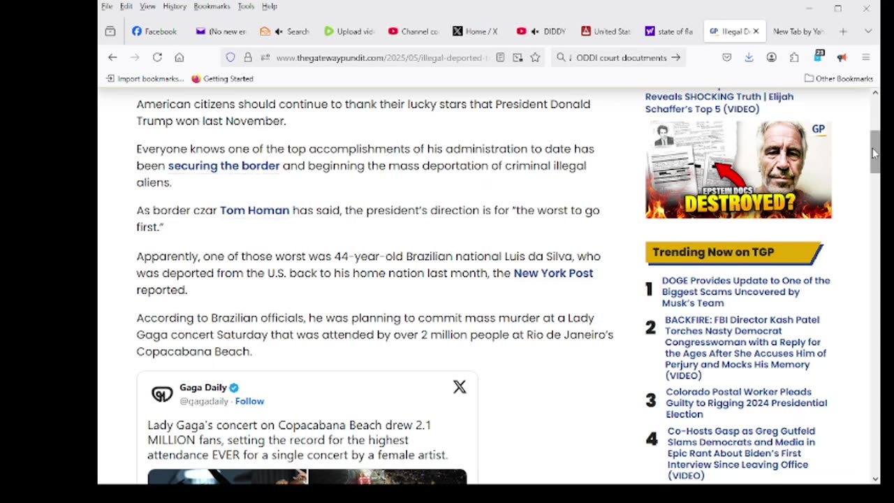 Planning Satanic ‘Execution of Children’ at Lady Gaga Concer