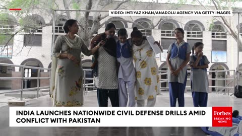 India Launches Nationwide Civil Defense Drills After Strikes On Pakistan And Rising Tensions