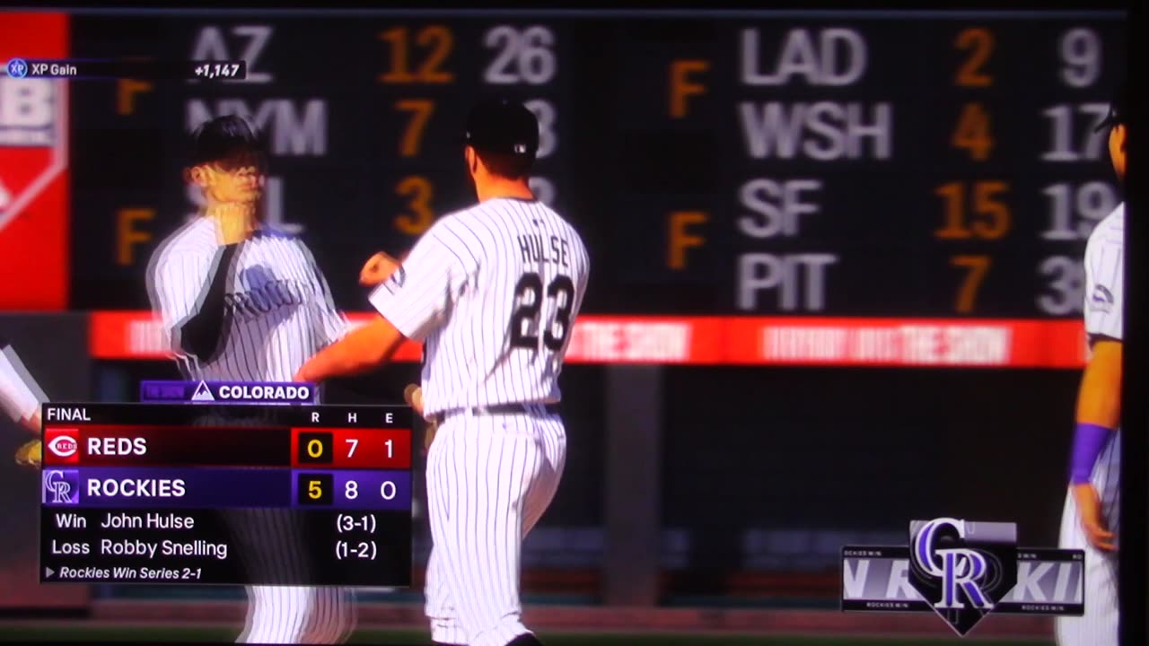 MLB The Show: Colorado Rockies vs Cincinnati Reds (S13 G19)