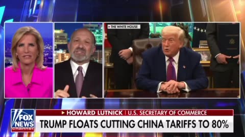 Commerce Secretary Howard Lutnick celebrates the Trump administration's trade deal with the UK