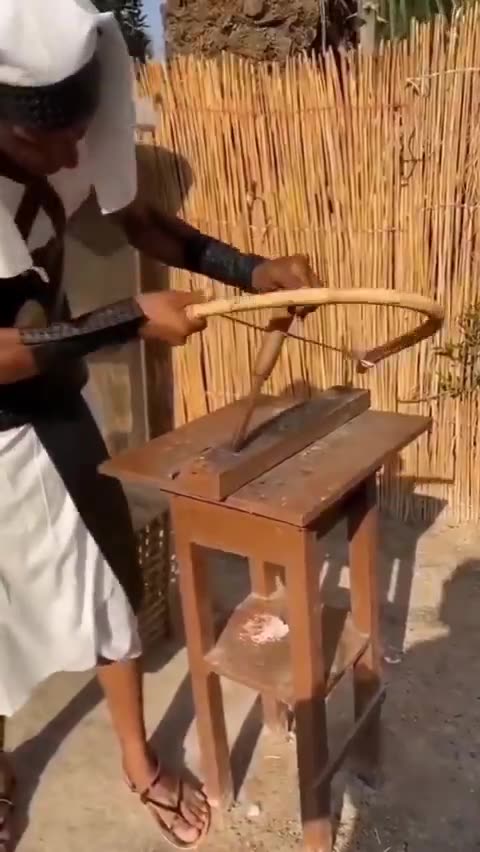 How fire was lit in ancient Egypt