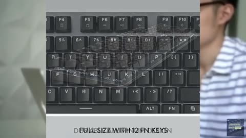 Logitech K845 Mechanical Illuminated Keyboard, Strong Adjustable Tilt Legs, Full