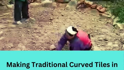 Making Traditional Curved Tiles in Vietnam 😲😆