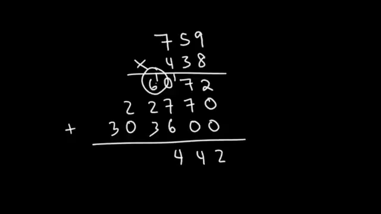 Must Watch: Math - Long Multiplication