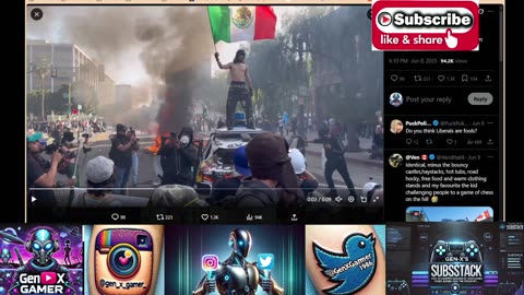 PEACEFUL RIOTS WATCHING CARS BURN