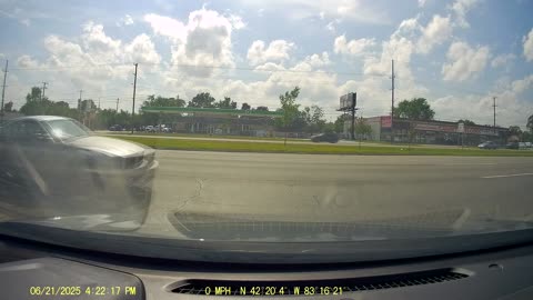 Roundtrip Drive From Levagood Area, Dearborn; To McDonald's, Telegraph Hass, Dbn Hgts, MI, 6/21/25