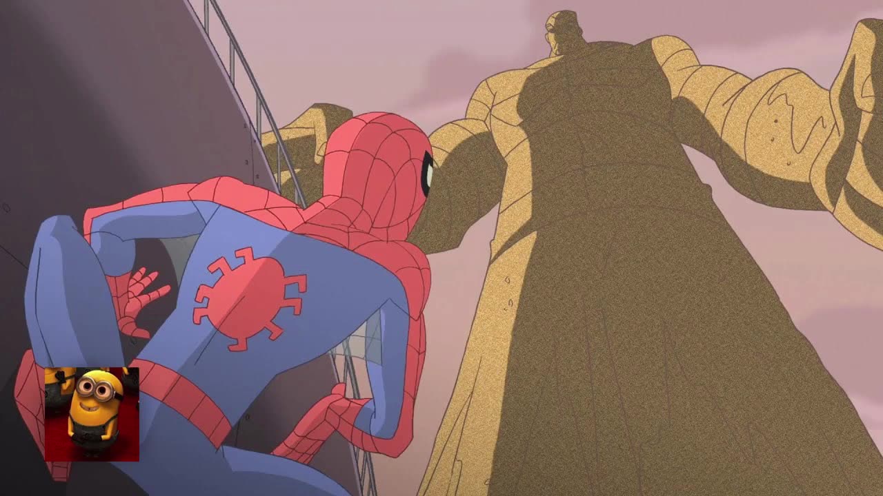 The Spectacular Spider-Man - Giant Sandman Attack (S2E5) _ Movieclips