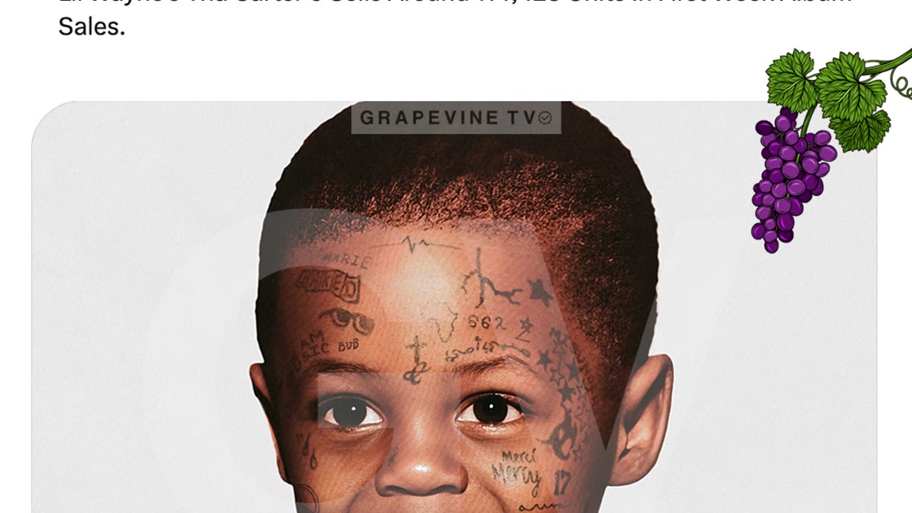 Lil Wayne's Tha Carter 6 Sells Around 114,423 Units In First Week Album Sales.