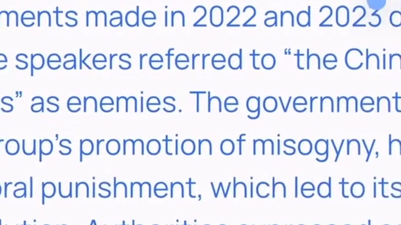 The evil lying French government claims we promote violence.