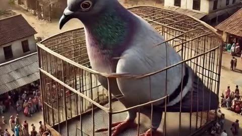 A Giant Eagle in the Village! What the Peacock Did Will Shock You!"