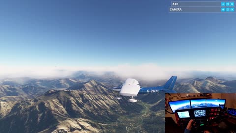 ⛰️ Skimming the Erymanthos Peaks in Greece 🇬🇷 | Virtual Cessna 152 in MSFS 2020