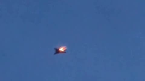 Ukrainian Fighter Jet Tearing Through the Skies Over Kharkiv Oblast