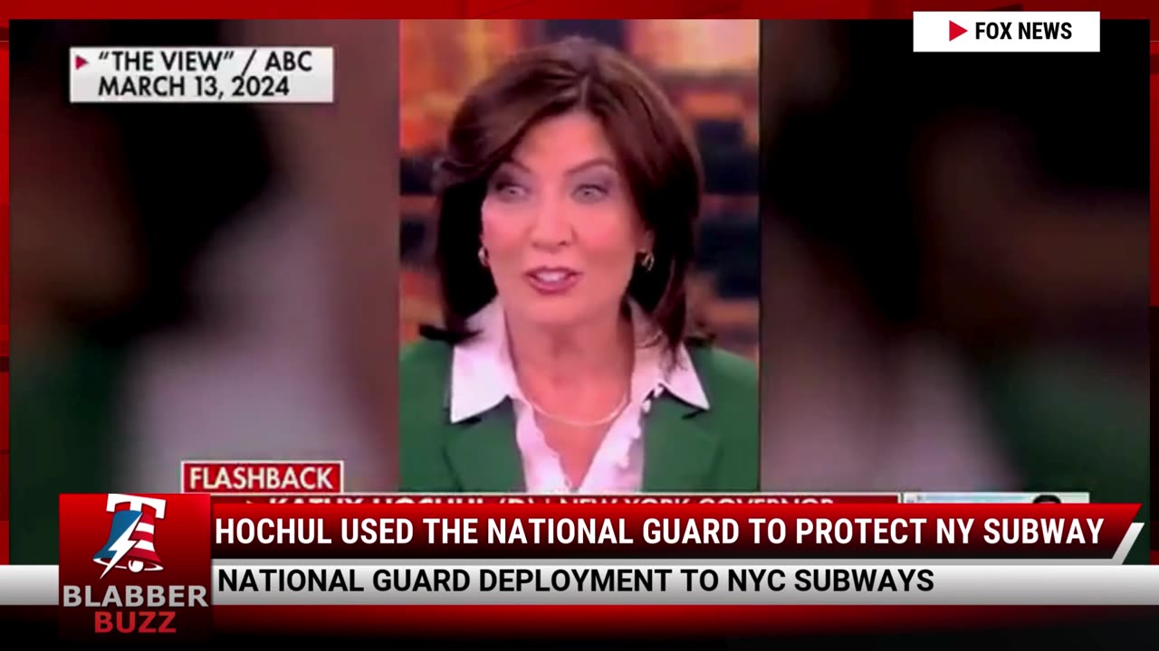 Hochul Used The National Guard To Protect NY Subway