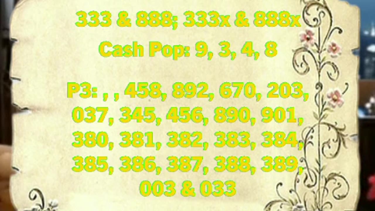 9-3 ANY YEAR Daily Date Numbers & TTT for Pick 2, 3, 4 & 5 Lotto Lottery Players