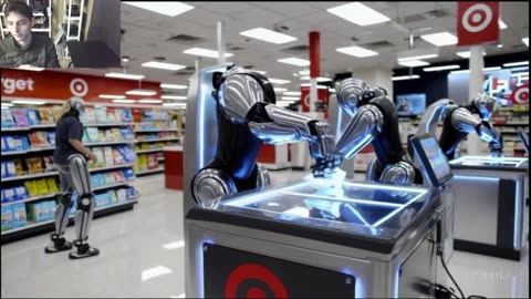 Outtake #1,164 Of The Robots Working At A Target Store Fake Funny Parody Video With Live Commentary