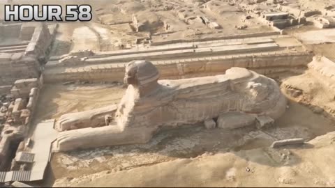 Is there a hidden temple filled with gold beneath the sphinx