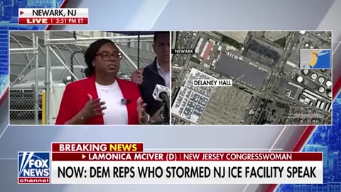 Dem lawmakers break into ICE prison, accused of 'political stunt'