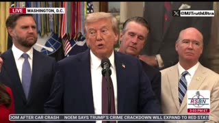 President Trump reacts to the news that he died over the weekend:
