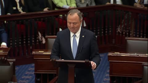 Schiff Delivers Maiden Speech Marking One Year in U.S. Senate