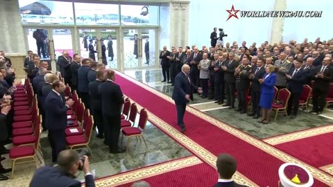 Lukashenko officially assumed the office of the President of Belarus for the seventh time