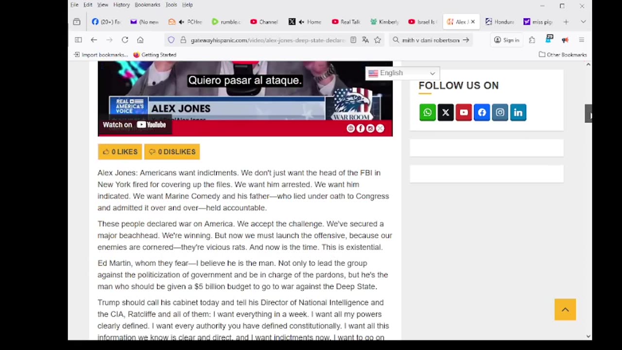 Alex Jones: The deep state declared war on the American people