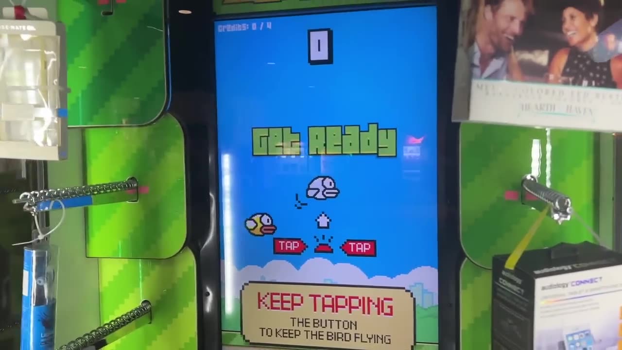 Major Prize WIN at the Flappy Bird Arcade Game!