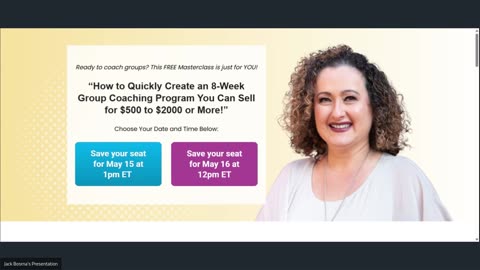 “How to Quickly Create an 8-Week Group Coaching Program You Can Sell for $500 to $2000 or More!”