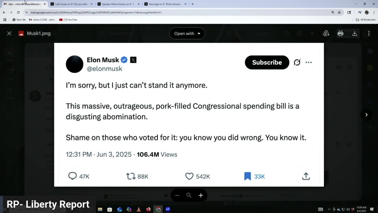 Elon's Post Heard Round The World