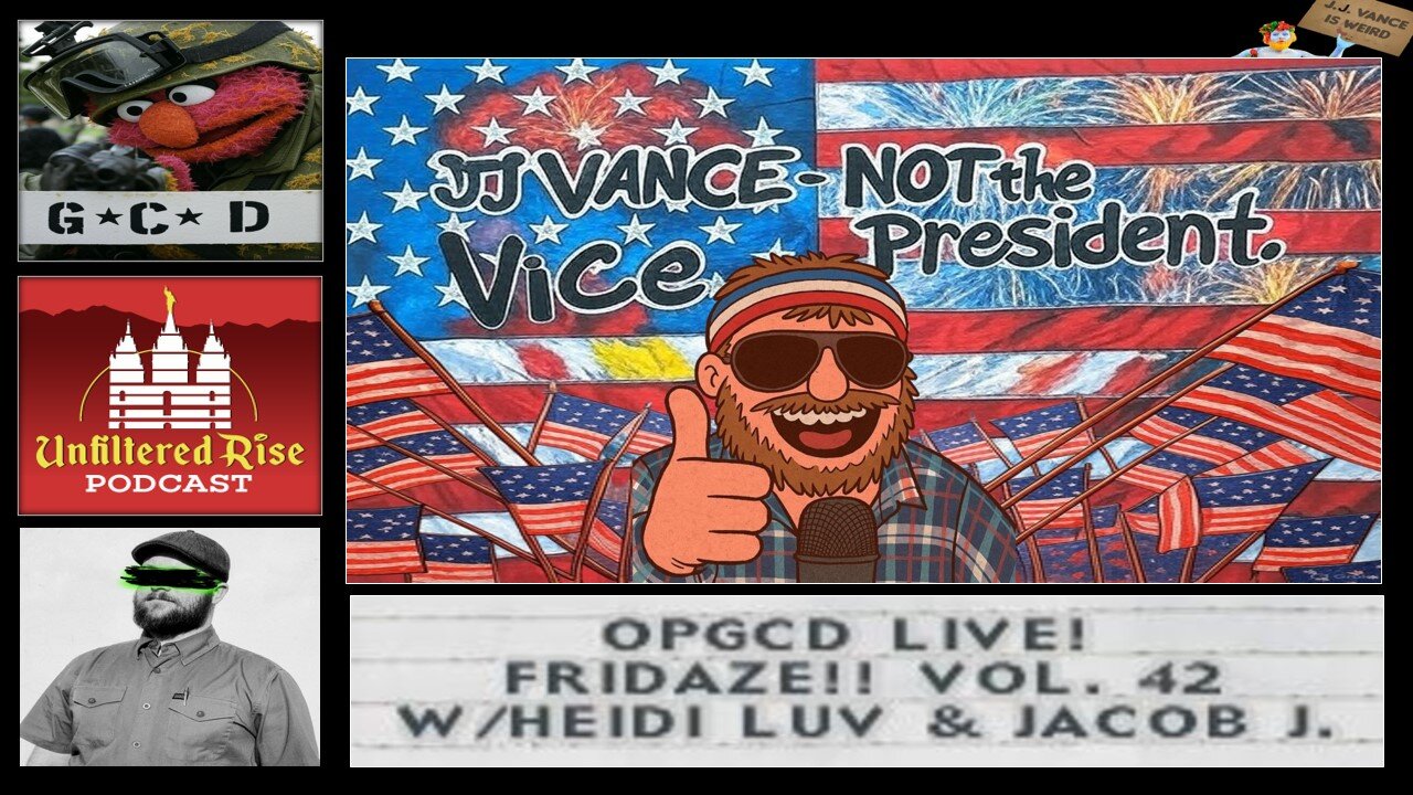 OpGCD Live! Fridaze!! - Vol 42 - Mormon Parapolitics - w/ Heidi Luv & Jacob J.