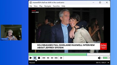 Reverse Speech Podcast 53 - Ghislaine Maxwell Reversals - Is She Telling The Truth