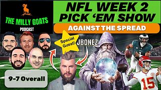 NFL Week 2 Pick 'em Contest Conquest Show, with Special Guest - JBonez