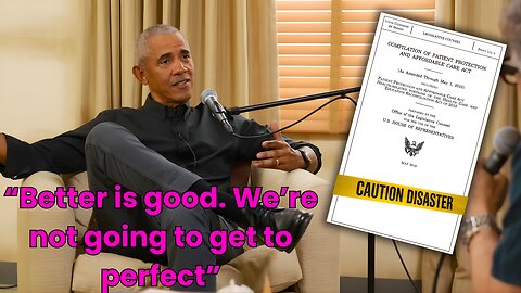 Obama Told Us Not To Seek Perfection. Then Came The Premiums