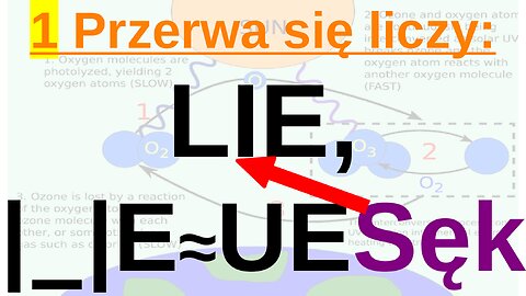 Sęk EU, OSZUSTWO ozonowe. Ditlen Substratem |+3 kółka jak… trzy szóstki (staroż. wav).